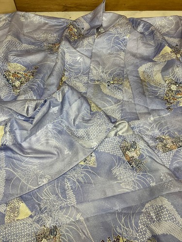 Vintage japanese kimono purple - vintage,