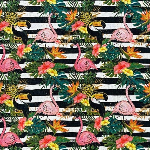 100 cotton fabric - fabric, tropical
