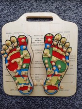 Boots Wooden Foot Massage Board Acupressure Points -Reflexology nodes