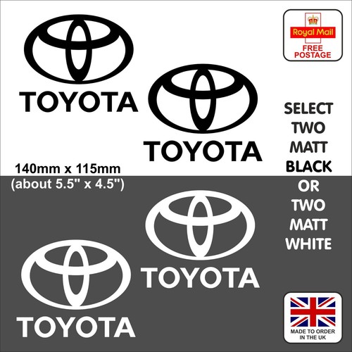 Set toyota matt black or - of,