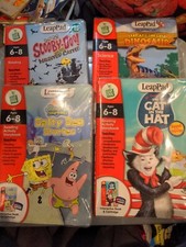 Leapfrog LeapPad Bundle The Cat In The Hat Scooby Doo SpongeBob  Lost Dinosaur