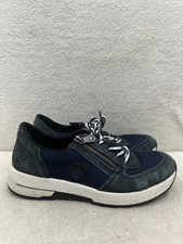 Rieker Navy trainers laces and