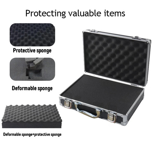 Aluminum tool box portable - aluminum,