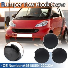 3pcs Front Rear Car Bumper Tow Hook Cover for Smart No.A4518850122C22A Unpainted