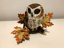 Lenox Fine Porcelain Saw Whet Owl Figurine Height 9.5cm