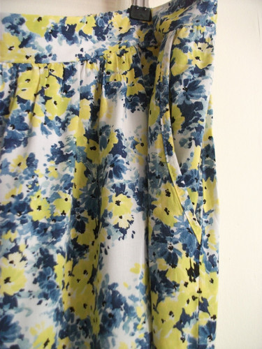 Ladies maxi floral skirt size