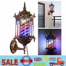 Barber Shop Pole Rotating Sign