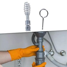 Drop Head Auger Drain Cleaning