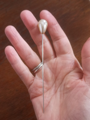 Antique vintage hat - antique, pearl