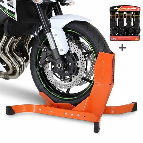 Wheel chock with ratchet - wheel,