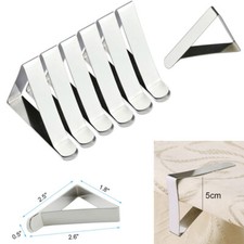 8x Adjustable Stainless Table