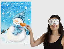 Christmas Pin The Carrot Nose On The Snowman Fun Festive Party Game 42 Stickers