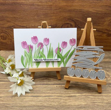 Tulip Flower Set Metal Cutting