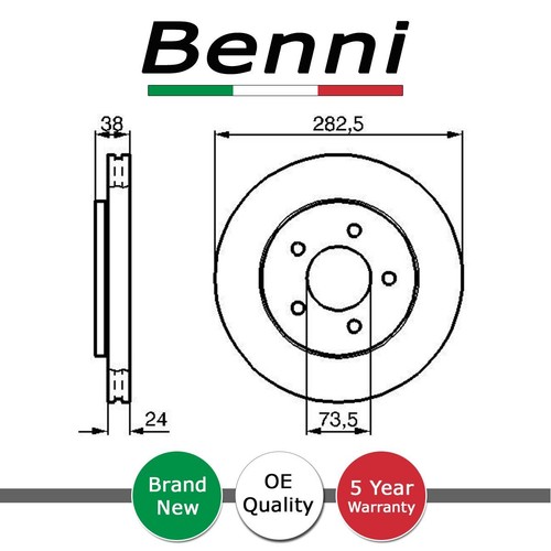 Brake disc front benni - brake,