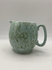 Vintage James Sadler Green mottled Patterned Jug (Z1)