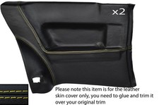 YELLOW STITCH 2X REAR DOOR