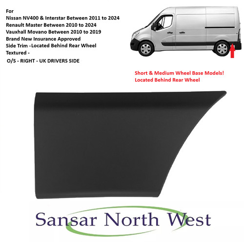 For nissan interstar - interstar, swb