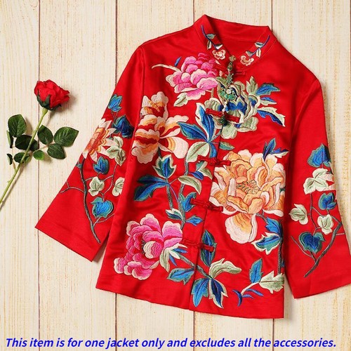 Women embroidered cheongsam - embroidered,