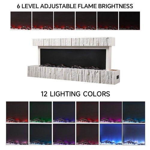 Fireplace suite electric - fireplace, fire