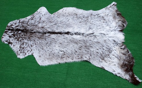 Luxury goat hide rug - hide, hair