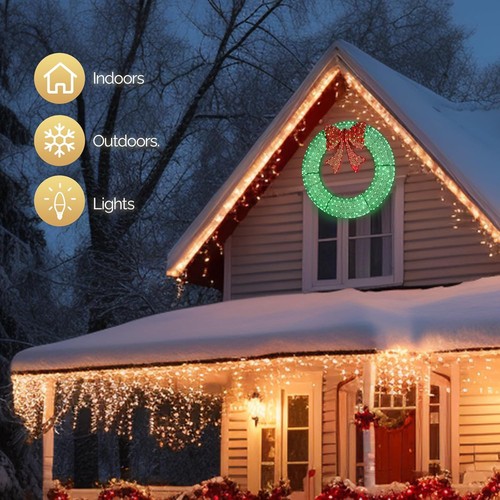 Large pre lit outdoor - 48",