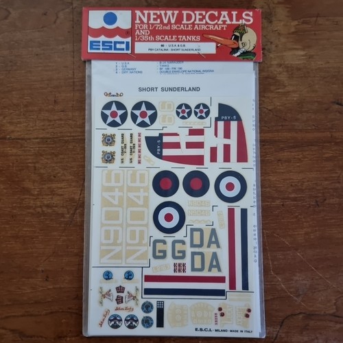 Esci decals g - u.s.a, g.b