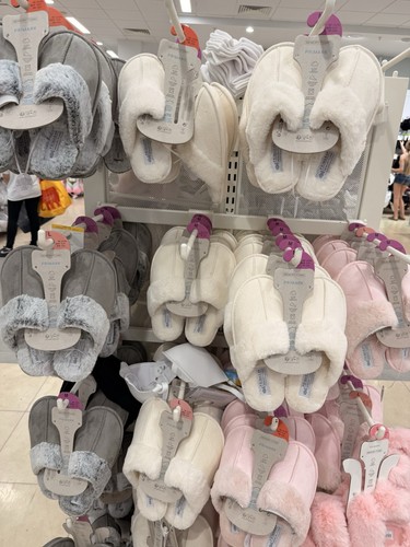 Primark plush mule slippers - plush,