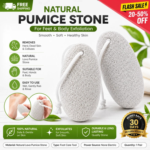 Natural pumice stone - natural,