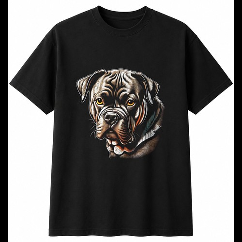 Airbrush american bully torn - airbrush,