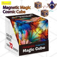 3D-Shashibo Shape Shifting Box Anti-stress Hand Flip Magic Cube Puzzle Toys Gift