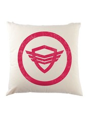 O Security Badge Cushion Pillow The Fun Seth Orville Ed Mercer Logo Symbol Sign