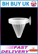 AQUARIUM LIVE WORM FEEDER CONE, TUBIFEX BLOODWORM WHITE MOSQUITO LARVE FISH FOOD