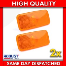 2X SIDE MARKER LIGHT LAMP LENS