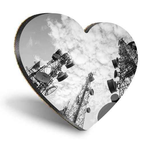 Heart mdf coasters - mdf,