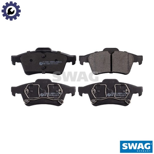 Brake pad set disc - brake,