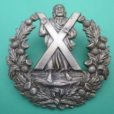 The Cameron Highlanders British Army/Military Hat/Cap Badge