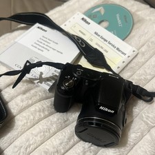 Nikon COOLPIX L820 16.0MP Digital Camera Black *Spares Or Repairs* Fully Working