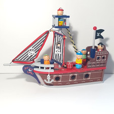 Wooden Pirate Ship Little Town