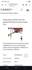 Camsc 200 Scaffold Hoist Fast Efficient Lifting and Storage