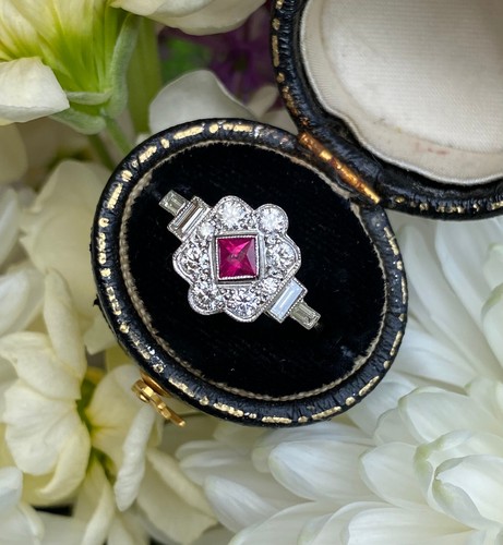 Victorian ruby and diamond - victorian,