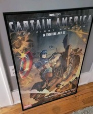 2011 Marvel Captain American Harley Davidson WLA Liberator Dealer Poster