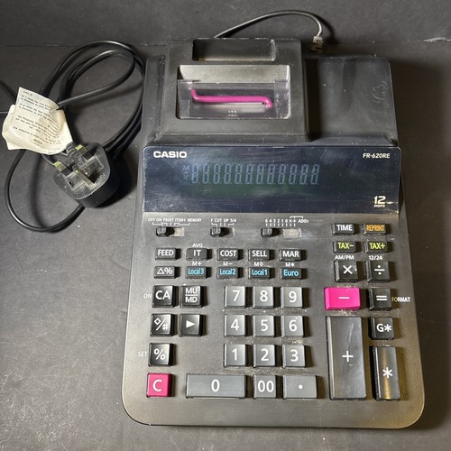 Casio fr620re faulty digit - faulty, 12