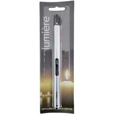 Long Slim Lumiere / Clipper / Match Jar Candle or Lantern Refillable Gas Lighter
