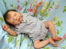 Reborn baby boy Leo L.Ed 19" 5lb Cassie Love Brace JosyNN Josy Newborn Nursery