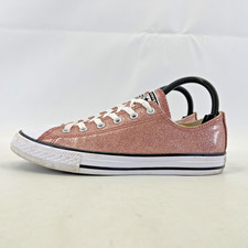 Converse All Star Sparkly Pink Glitter Trainers UK size 4 EU