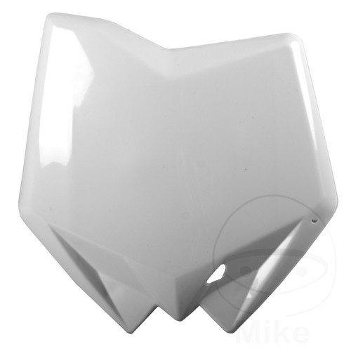 Polisport number plate white - plate,