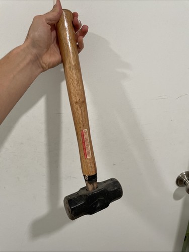Vintage wood handle sledge - handle,