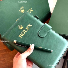 ROLEX Green Gift Set Notebook