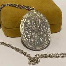 Vtg Franklin Mint Sterling Silver Pendant Necklace 1981 HM’d (17.53g!)