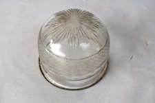 Antique Glass Lamp Shades Ceiling Lights Dome Shape Cut Glass Etched Work "F16